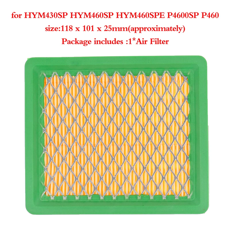 For Hyundai Lawnmower Air Filter HYM430SP HYM460SP HYM460SPE P4600SP P460 Lawn Mower Spare Parts Garden ToolsGood Quality
For Hyundai Lawnmower Air Filter HYM430SP HYM460SP HYM460SPE P4600SP P460 Lawn Mower Spare Parts Garden ToolsGood Quality