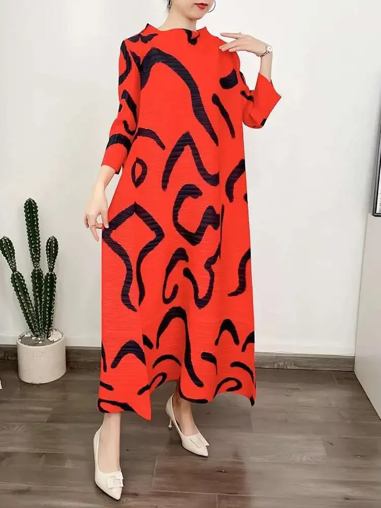Женское свободное длинное модное повседневное дизайнерское удобное платье Miyake 202, весна-лето, новое плиссированное платье с цветными блоками
Женское свободное длинное модное повседневное дизайнерское удобное платье Miyake 202, весна-лето, новое плиссированное платье с цветными блоками