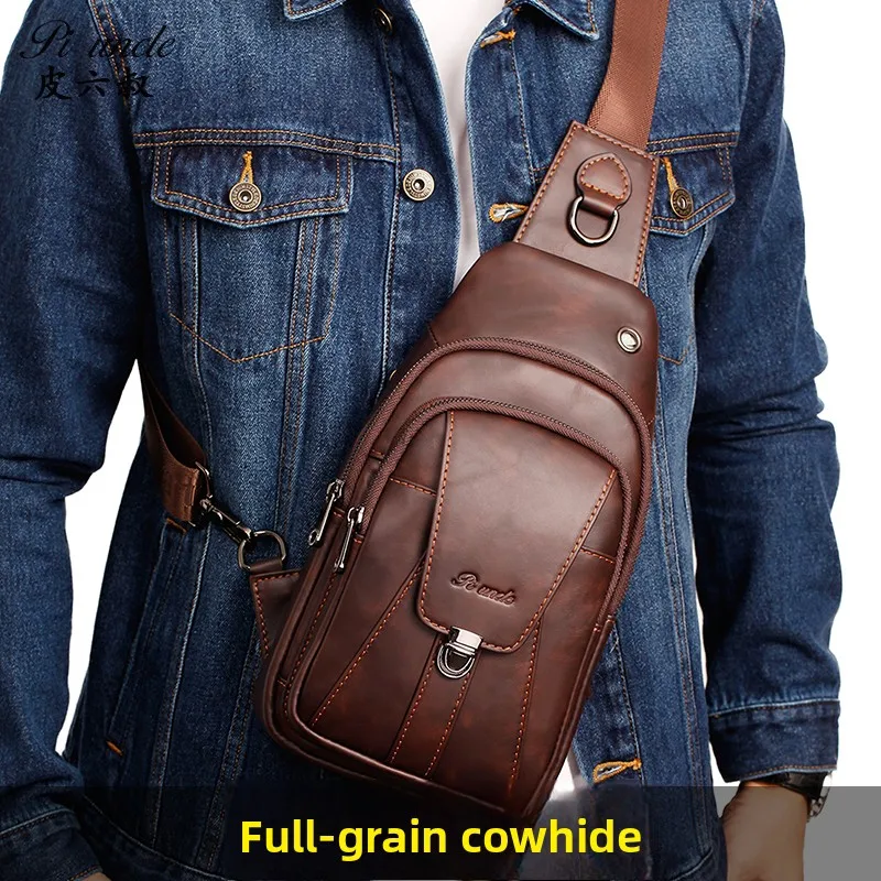 Новинка 2024, мужская кожаная нагрудная сумка, сумка через плечо, повседневная маленькая сумка, большая вместительная высококачественная водонепроницаемая многослойная дорожная сумка
Новинка 2024, мужская кожаная нагрудная сумка, сумка через плечо, повседневная маленькая сумка, большая вместительная высококачественная водонепроницаемая многослойная дорожная сумка