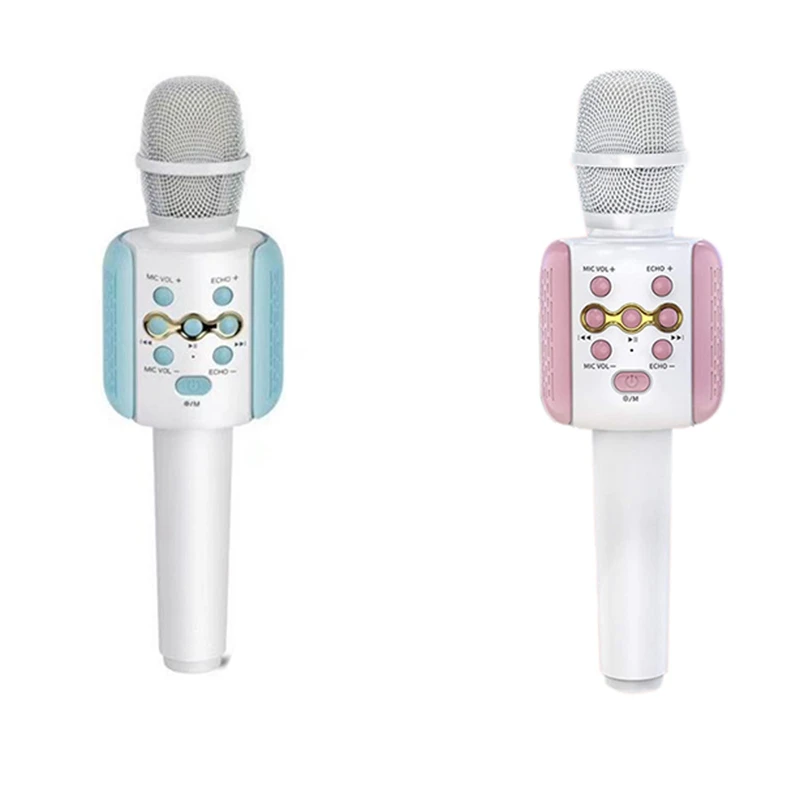 Kid's Musical Microphone,Wireless Bluetooth Handheld Microphone,With LED Light MP3 Player,Microphone Speaker Player
Kid's Musical Microphone,Wireless Bluetooth Handheld Microphone,With LED Light MP3 Player,Microphone Speaker Player