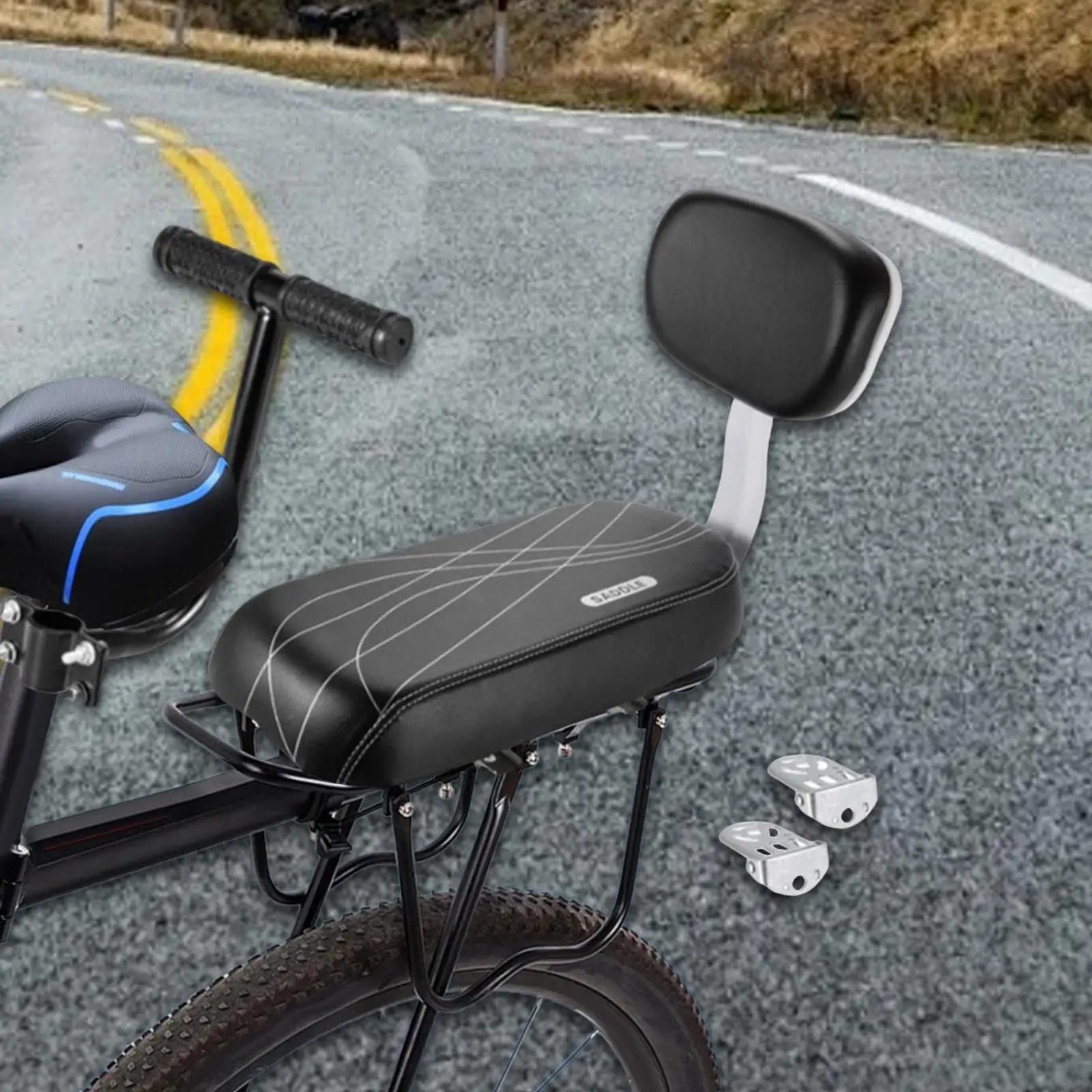 Bicycle Rear Back Seat Cushion Bike Passenger Seat Thick Comfortable Child Bike Seat for Biking Riding Cycling Outdoor Supplies
Bicycle Rear Back Seat Cushion Bike Passenger Seat Thick Comfortable Child Bike Seat for Biking Riding Cycling Outdoor Supplies
