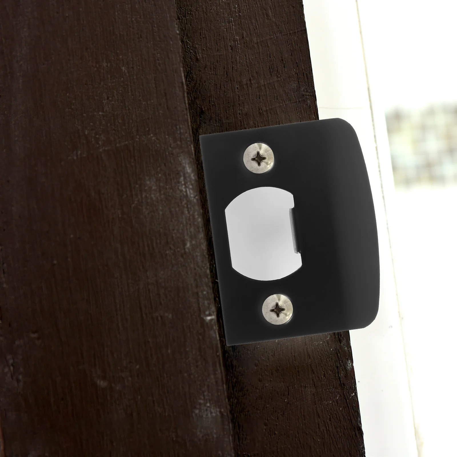 4Sets D-Type Buckle Strike Plates Door Metal Backplates Finish Long-Lasting Deadbolt Cover for Wooden Doors 
4Sets D-Type Buckle Strike Plates Door Metal Backplates Finish Long-Lasting Deadbolt Cover for Wooden Doors