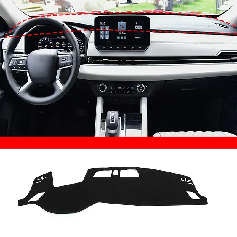 For Mitsubishi Outlander 2023+ Polyester Black Car Styling Dashboard Sun Protection Mat Car Interior Protection Accessories LHD
For Mitsubishi Outlander 2023+ Polyester Black Car Styling Dashboard Sun Protection Mat Car Interior Protection Accessories LHD