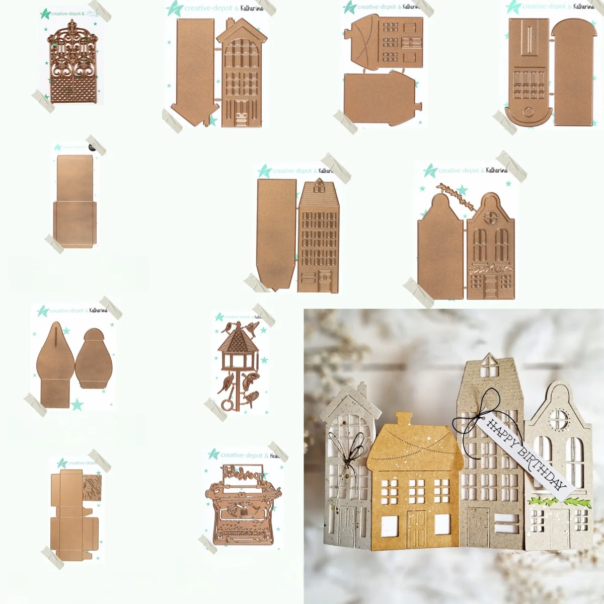 Town Window and Box Metal Cutting Dies for DIY Decorating Scrapbook Paper Card Album Embossing Craft Die Handmade 2025 New
Town Window and Box Metal Cutting Dies for DIY Decorating Scrapbook Paper Card Album Embossing Craft Die Handmade 2025 New