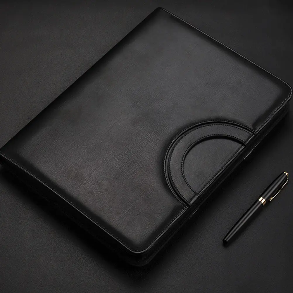 Business Padfolio Portfolio Case Executive Folder with Zipper Professional Document Organizer for Meetings Interviews Classrooms
Business Padfolio Portfolio Case Executive Folder with Zipper Professional Document Organizer for Meetings Interviews Classrooms