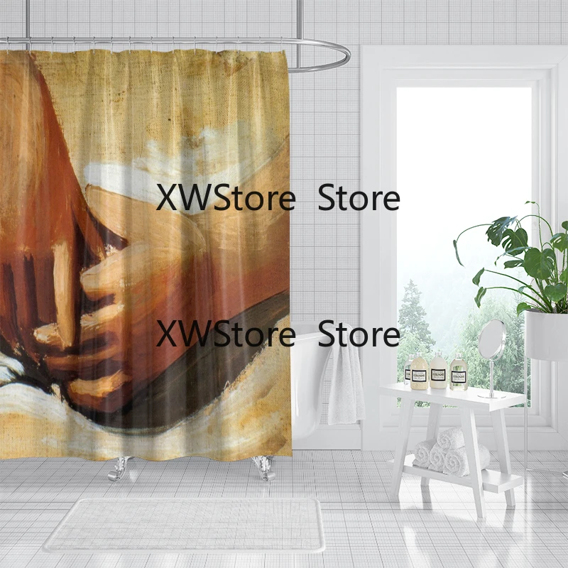 Fashion Unique Hand-Drawn Figure Portrait Shower Curtain Set, Fabric Bath Curtain for Bathroom Decor, Hooks Included
Fashion Unique Hand-Drawn Figure Portrait Shower Curtain Set, Fabric Bath Curtain for Bathroom Decor, Hooks Included