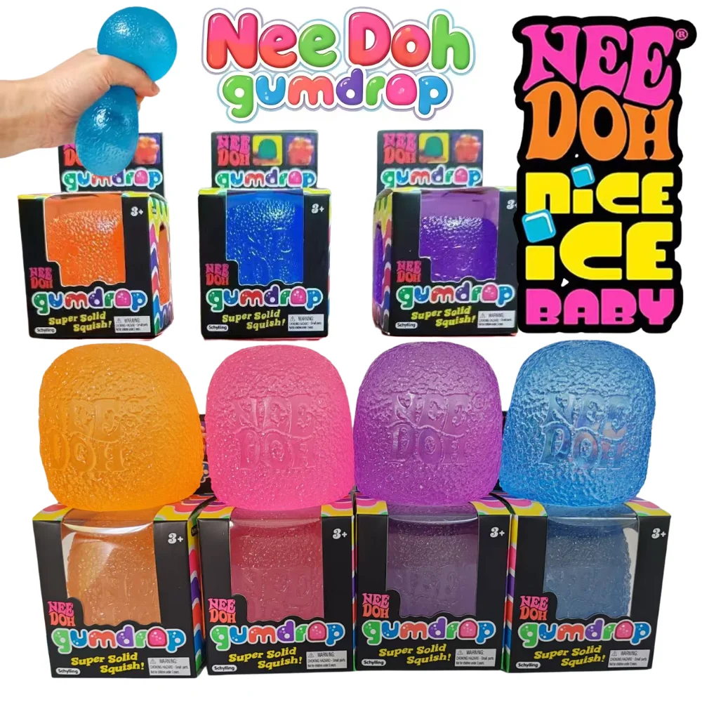 Schylling Mini Candy NeeDoh Gumdrop Soft Sensory Fidget Toy Stress Relief Squeeze Ball Gift
Schylling Mini Candy NeeDoh Gumdrop Soft Sensory Fidget Toy Stress Relief Squeeze Ball Gift