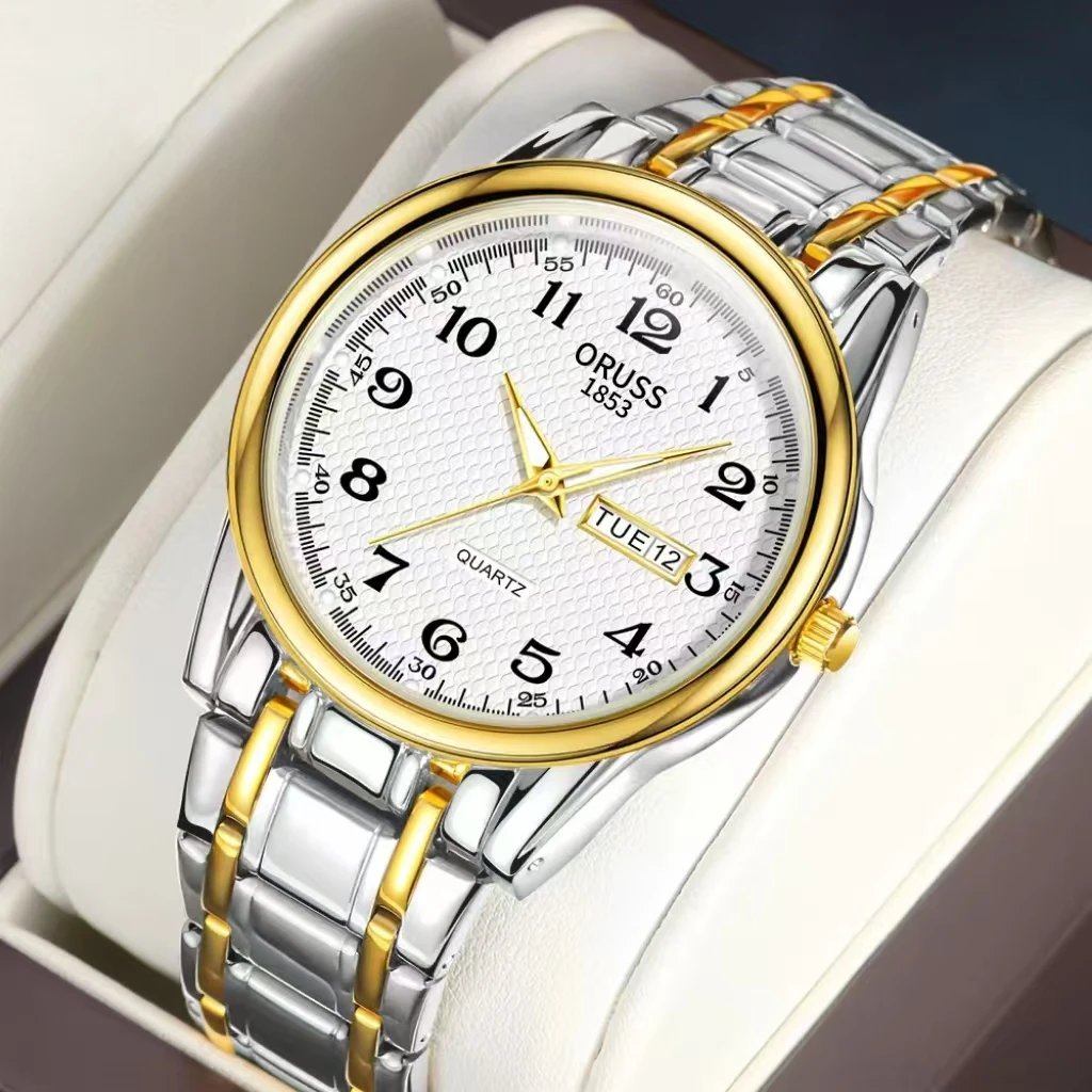 ORUSS Original High-end Luxury Men's Watch Luminous Watch for Man Watch Fashion Wristwatches Stainless Steel Waterproof Quartz
ORUSS Original High-end Luxury Men's Watch Luminous Watch for Man Watch Fashion Wristwatches Stainless Steel Waterproof Quartz
