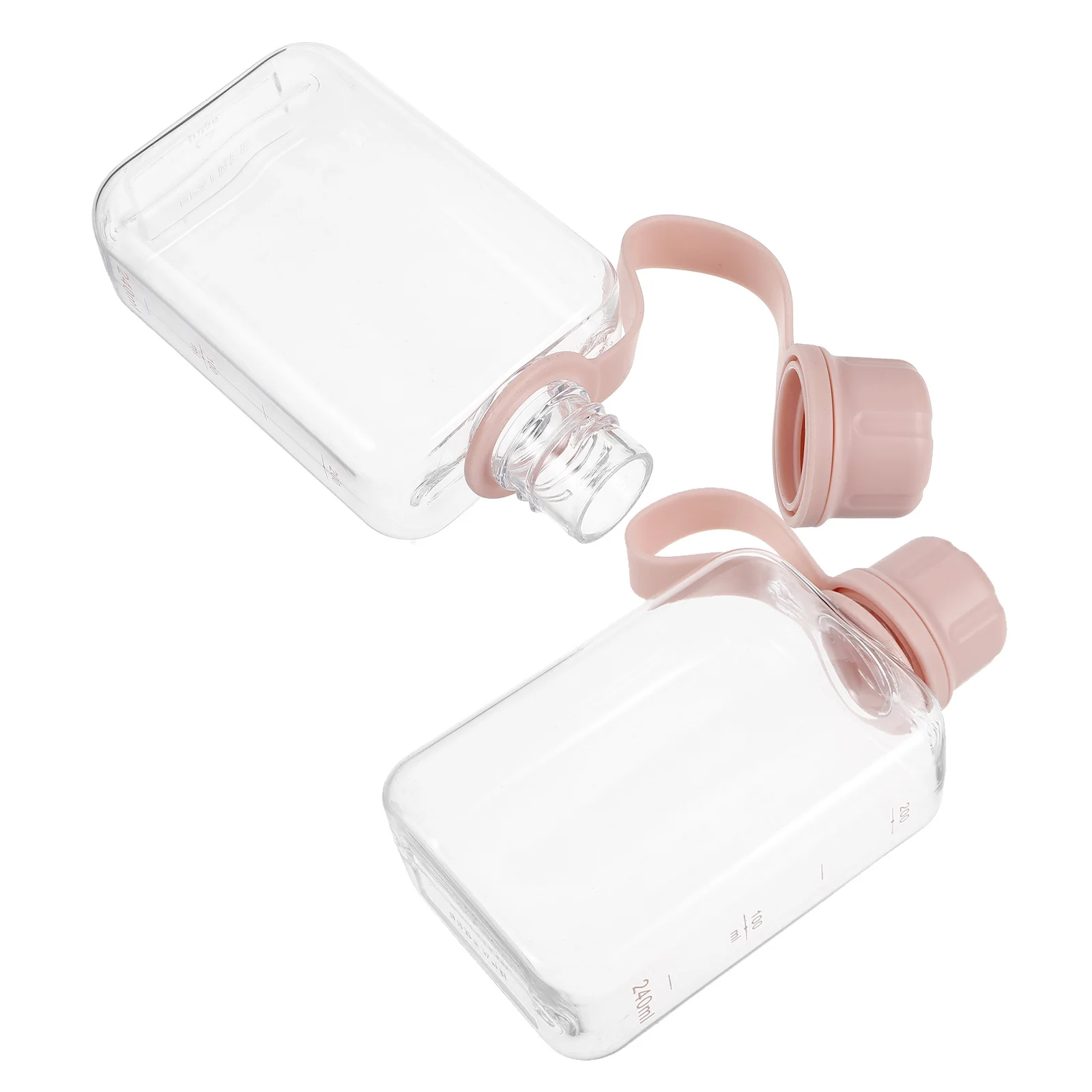 2Pcs Compact Water Bottle 240ml Flat Shape for Travel Purse Sports Fitness Hiking Slim Water Bottle Sports Portable Cup
2Pcs Compact Water Bottle 240ml Flat Shape for Travel Purse Sports Fitness Hiking Slim Water Bottle Sports Portable Cup