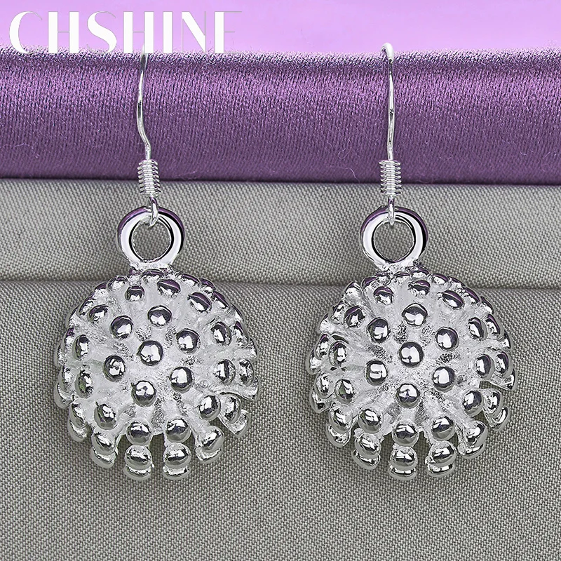 CHSHINE 925 Sterling Silver Semicircle Coral Earrings For Women Wedding Party Fashion Charm Jewelry
CHSHINE 925 Sterling Silver Semicircle Coral Earrings For Women Wedding Party Fashion Charm Jewelry