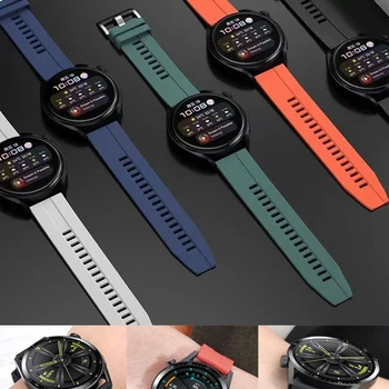 Sport watch band for Samsung Galaxy watch 7/FE/5/pro/6/4 classic Silicone 20mm 22mm bracelet huawei watch gt 4-3-Pro-2-2e strap