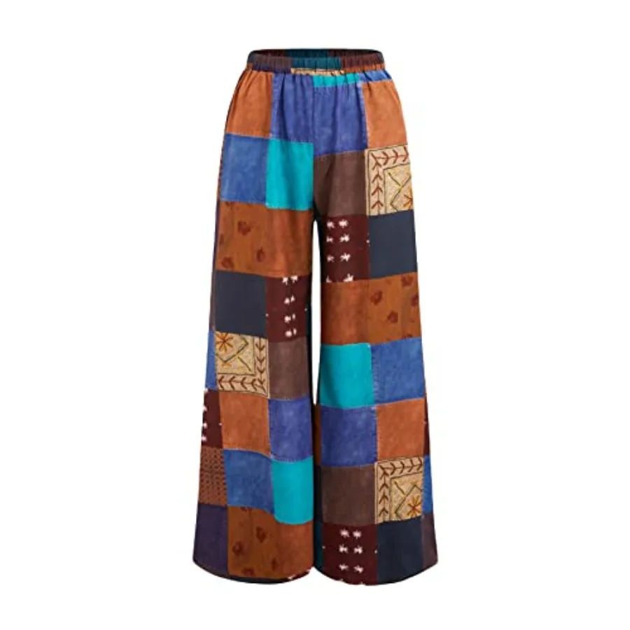 WDIRARA Women's All Over Print Patchwork Wide Leg Hippie Elastic High Waist Boho Pants
WDIRARA Women's All Over Print Patchwork Wide Leg Hippie Elastic High Waist Boho Pants