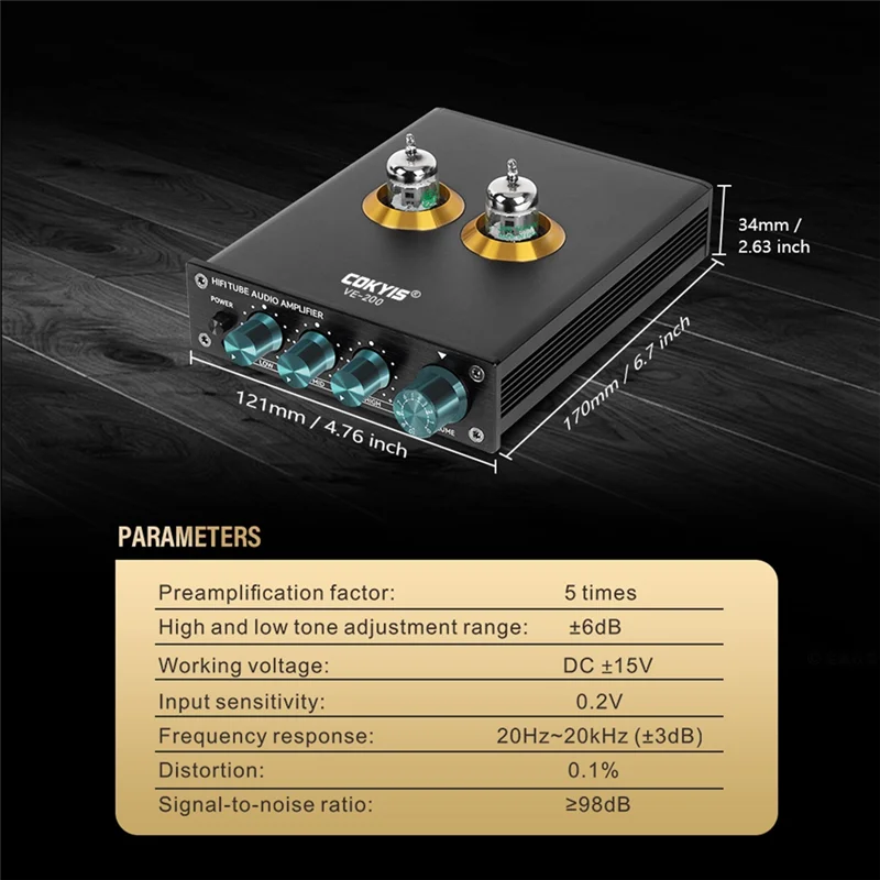 -A15I Hifi Tube Audio Amplifier JAN5654 Vacuum Tube Buffer Treble Adjustment Audio Tube Preamp Stereo Receiver
-A15I Hifi Tube Audio Amplifier JAN5654 Vacuum Tube Buffer Treble Adjustment Audio Tube Preamp Stereo Receiver