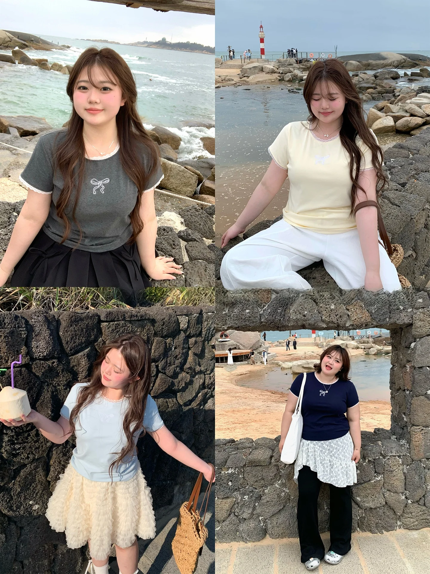 Lightly Chatty Sweet Style Short Sleeve T-Shirt Women's plus Size Knot Flounce Casual Loose Fit Top
Lightly Chatty Sweet Style Short Sleeve T-Shirt Women's plus Size Knot Flounce Casual Loose Fit Top