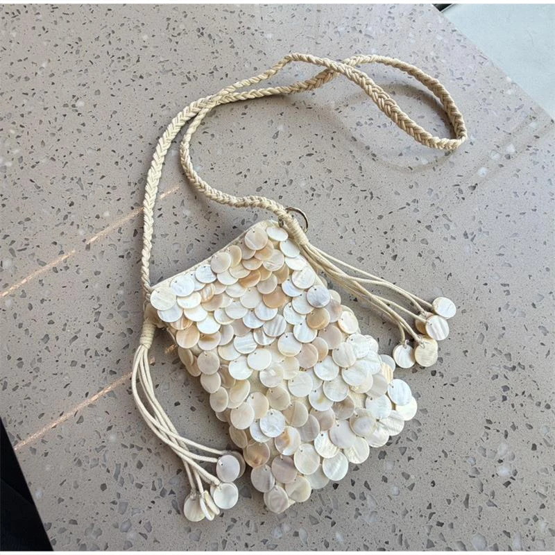 High-end Handmade Seashell Bag 2026, Vacation Vibe Unique Fairy Style, Versatile Crossbody Phone Bag Handbag For Women
High-end Handmade Seashell Bag 2026, Vacation Vibe Unique Fairy Style, Versatile Crossbody Phone Bag Handbag For Women