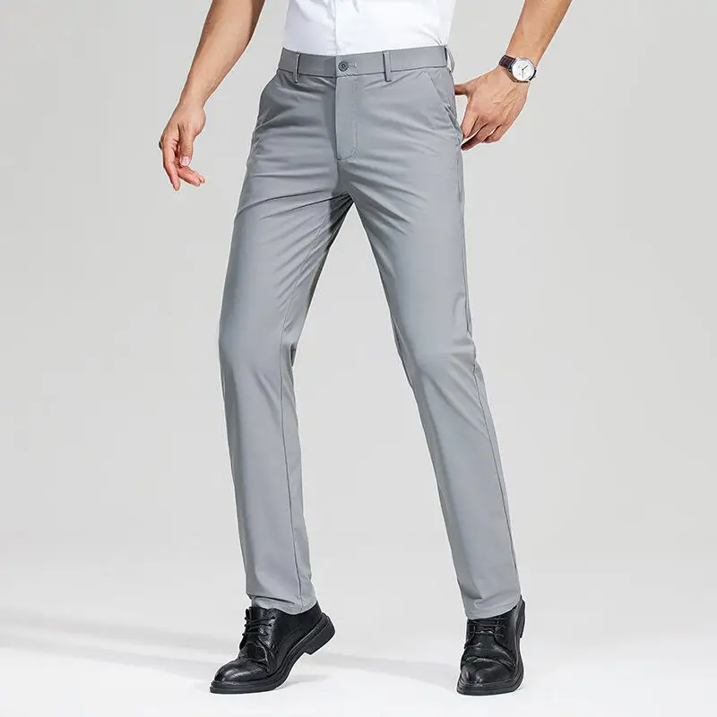 2026 Summer Men's Cool Touch Casual Pants Business Slim Fit Straight Leg Stretch Suit Pants Thin Wrinkle Resistant Trousers
2026 Summer Men's Cool Touch Casual Pants Business Slim Fit Straight Leg Stretch Suit Pants Thin Wrinkle Resistant Trousers