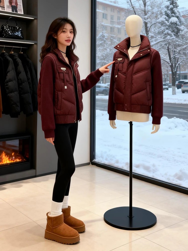 Thiened Winter ort Coat Women's Faionable Quilted Cotton Puffer Jaet Korean Sle Commute Loose Fit Zipper
Thiened Winter ort Coat Women's Faionable Quilted Cotton Puffer Jaet Korean Sle Commute Loose Fit Zipper