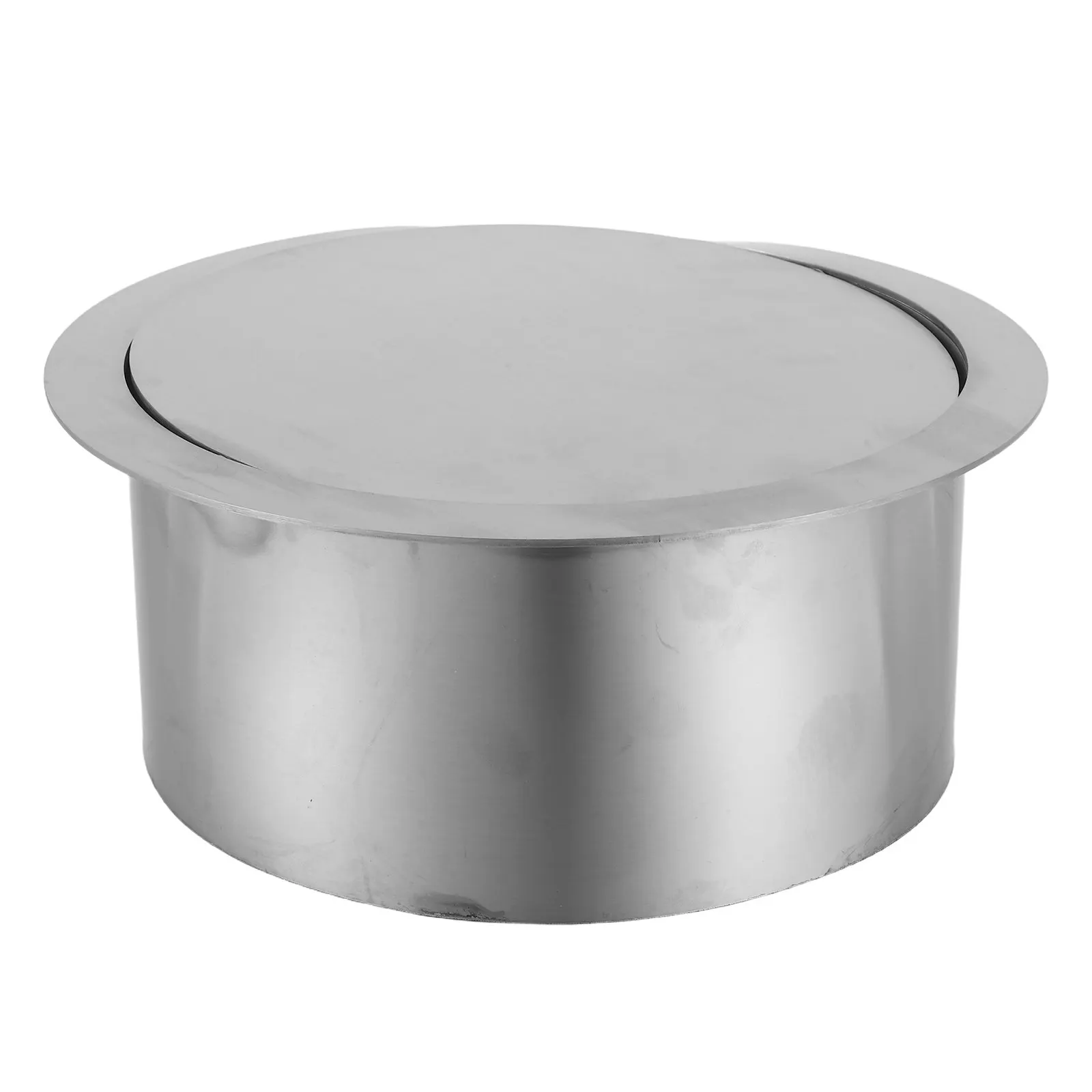 24x24cm Stainless Steel Countertop Embedded Trash Lid Recessed Swing Flap Bin Cover for Kitchen Office Commercial Built-in Waste
24x24cm Stainless Steel Countertop Embedded Trash Lid Recessed Swing Flap Bin Cover for Kitchen Office Commercial Built-in Waste