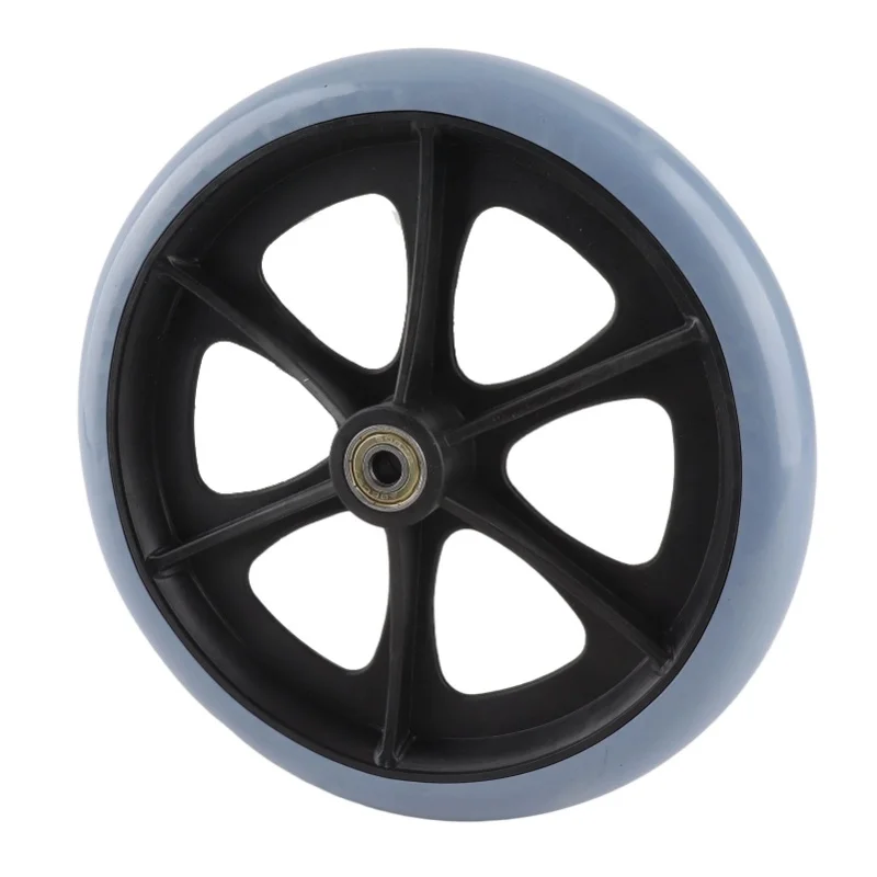 8 Inch Wheelchair Front Wheels Disabled TPR Wheels Wheelchair Accessory
8 Inch Wheelchair Front Wheels Disabled TPR Wheels Wheelchair Accessory