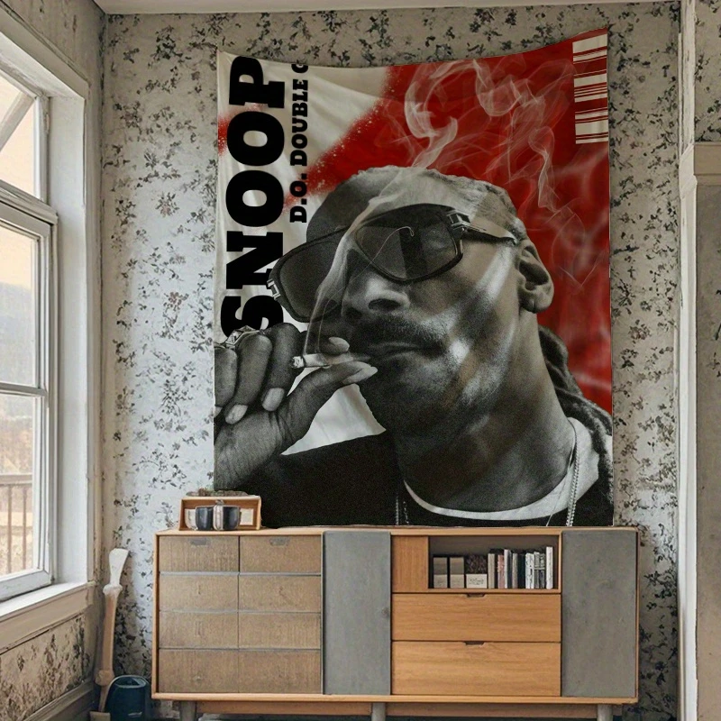 VIKAMA American-style Rapper Portrait Tapestry Vintage Bedroom Living Room Wall Hanging Cloth Dorm Bar Home Decoration
VIKAMA American-style Rapper Portrait Tapestry Vintage Bedroom Living Room Wall Hanging Cloth Dorm Bar Home Decoration