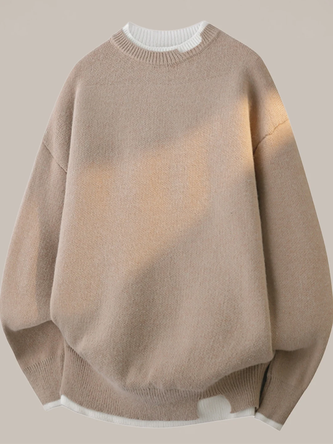 Утепленный мужской свитер-имитация двойки с флисовой подкладкой, свободный, теплый, базовый слой, повседневный, для студентов
Утепленный мужской свитер-имитация двойки с флисовой подкладкой, свободный, теплый, базовый слой, повседневный, для студентов