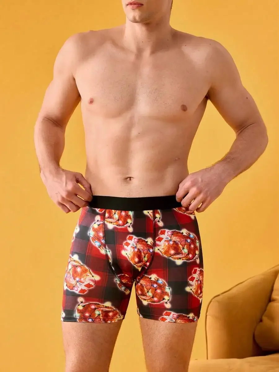 Mens Plaid Cartoon Print All-Over Graphic Boxer Shorts 3 Pcs
Mens Plaid Cartoon Print All-Over Graphic Boxer Shorts 3 Pcs