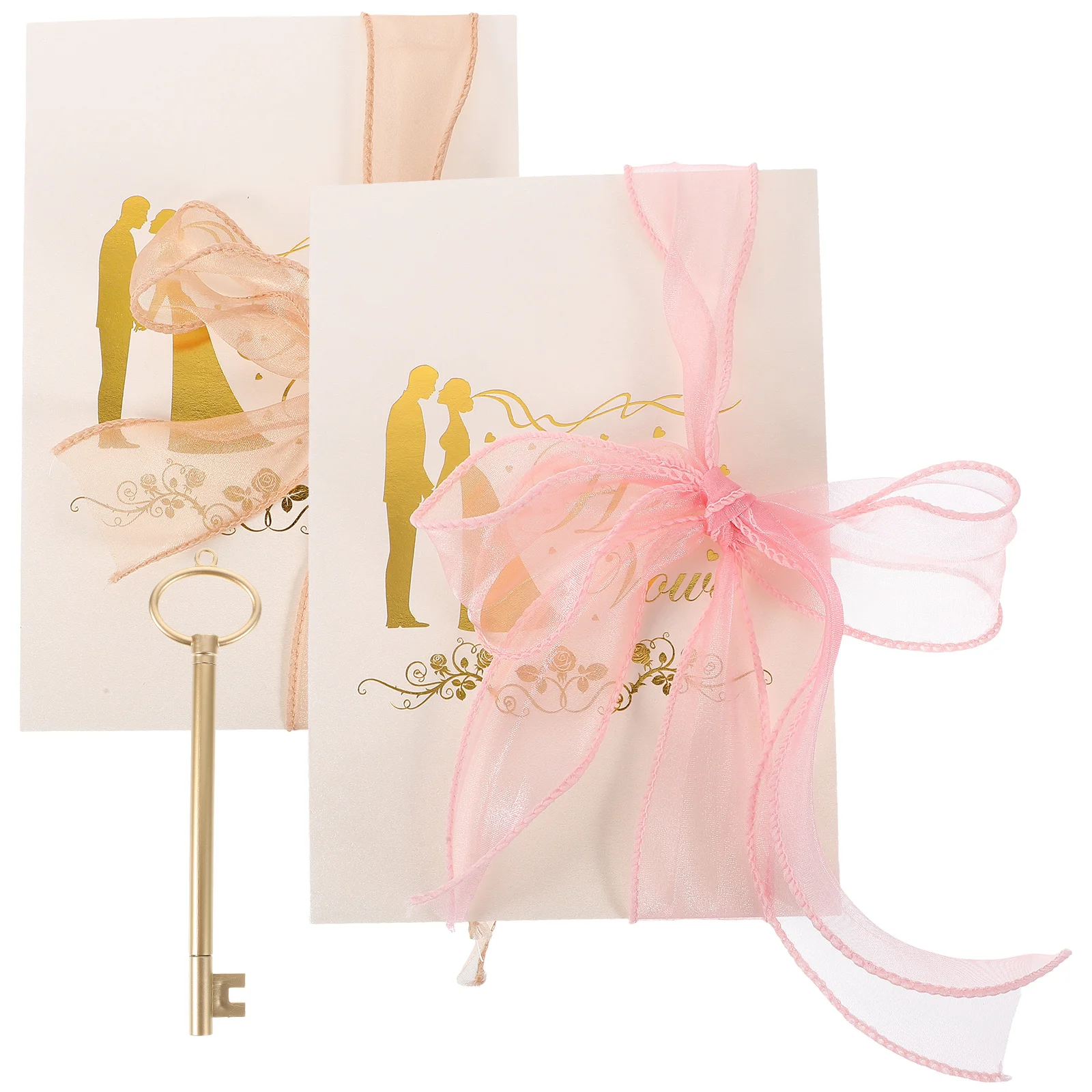 2pcs Vow Cards Oath Book Keepsake Brochures Marriage Wedding Vow Book Speech Paper Quality Random Pattern
2pcs Vow Cards Oath Book Keepsake Brochures Marriage Wedding Vow Book Speech Paper Quality Random Pattern