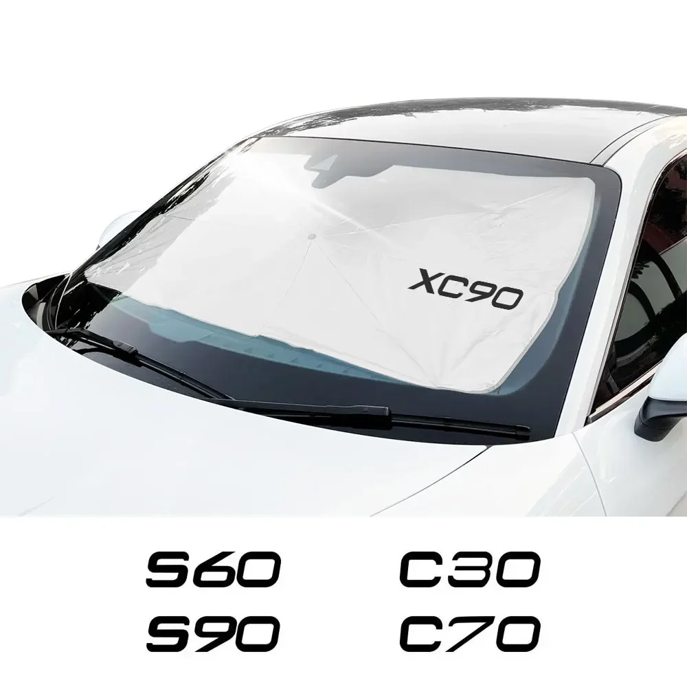 For Volvo XC60 S60 XC40 AWD C30 C70 S40 S80 S90 T6 V40 V50 V60 V70 V90 XC70 Auto Accessories Car Windshield Sunshades Umbrella
For Volvo XC60 S60 XC40 AWD C30 C70 S40 S80 S90 T6 V40 V50 V60 V70 V90 XC70 Auto Accessories Car Windshield Sunshades Umbrella