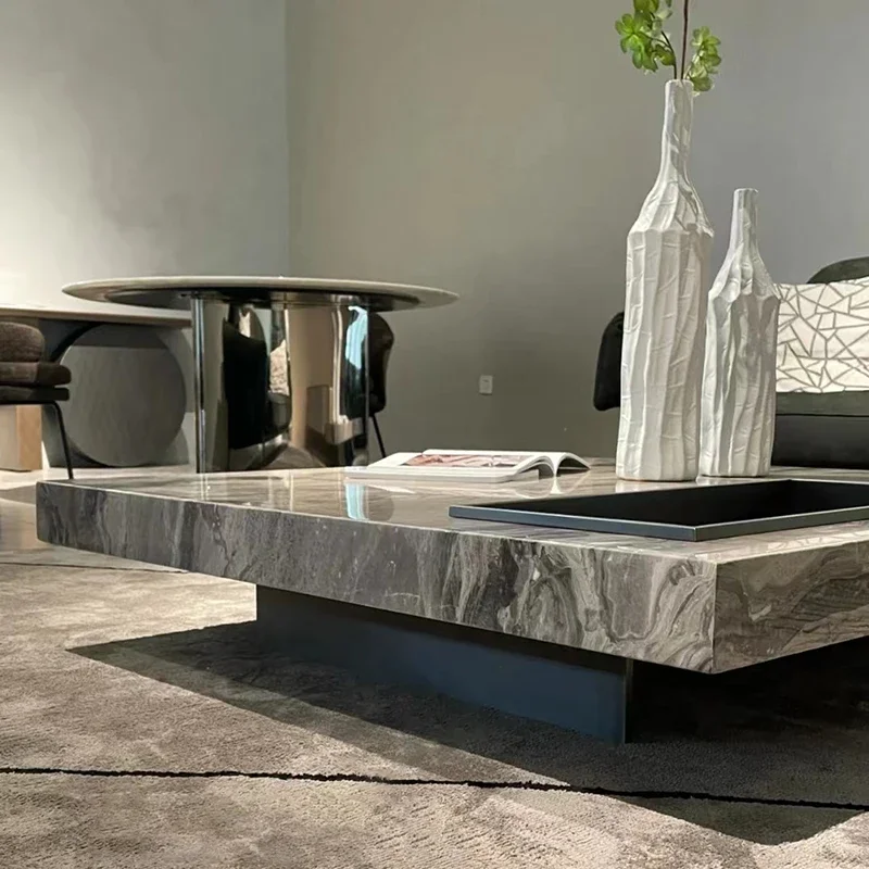 Tea Table Living Room Simple Modern Small Apartment Square Stone Plate Coffee Table Combination
Tea Table Living Room Simple Modern Small Apartment Square Stone Plate Coffee Table Combination