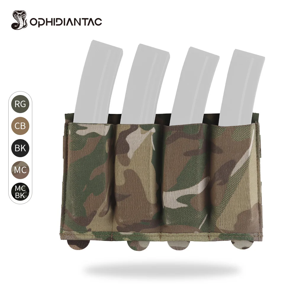 OPHIDIANTAC Lightweight Sub Machine Elastic Mag Pouch Molle Mount for Plate Carrier or Chest Rig
OPHIDIANTAC Lightweight Sub Machine Elastic Mag Pouch Molle Mount for Plate Carrier or Chest Rig