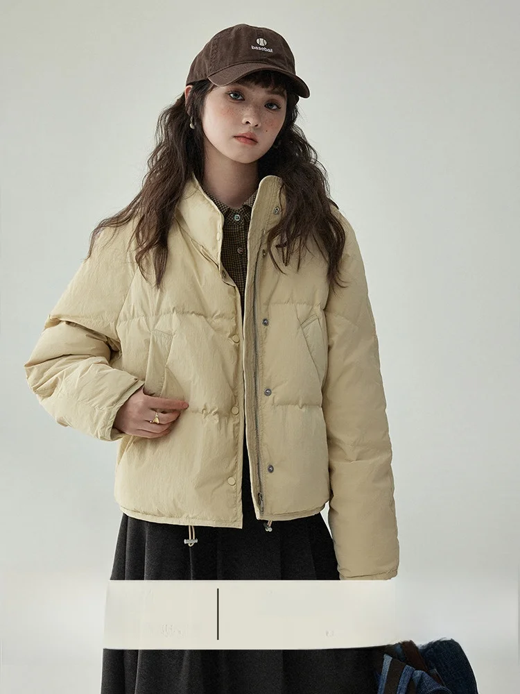 AMUU North Island Zipper Stand Collar ort Puffer Jaet Women's Loose Thiened White Du down Outerwear Top
AMUU North Island Zipper Stand Collar ort Puffer Jaet Women's Loose Thiened White Du down Outerwear Top