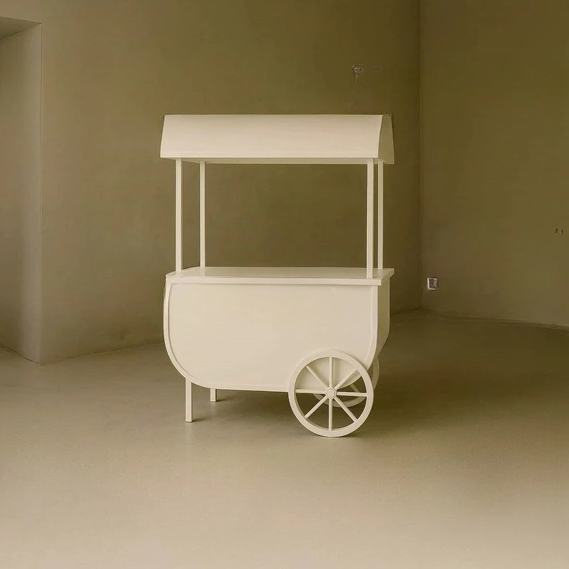 Wrought iron float, stall car, coffee cart, multi-functional display stand, outdoor activity car, high-end shopping mall
Wrought iron float, stall car, coffee cart, multi-functional display stand, outdoor activity car, high-end shopping mall