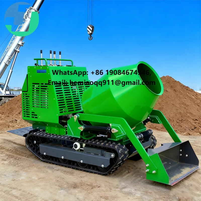 Forestry Machinery Customized Hydraulic Mini Crawler Rubber Track Loader Skid Steer Concrete Mixer
Forestry Machinery Customized Hydraulic Mini Crawler Rubber Track Loader Skid Steer Concrete Mixer