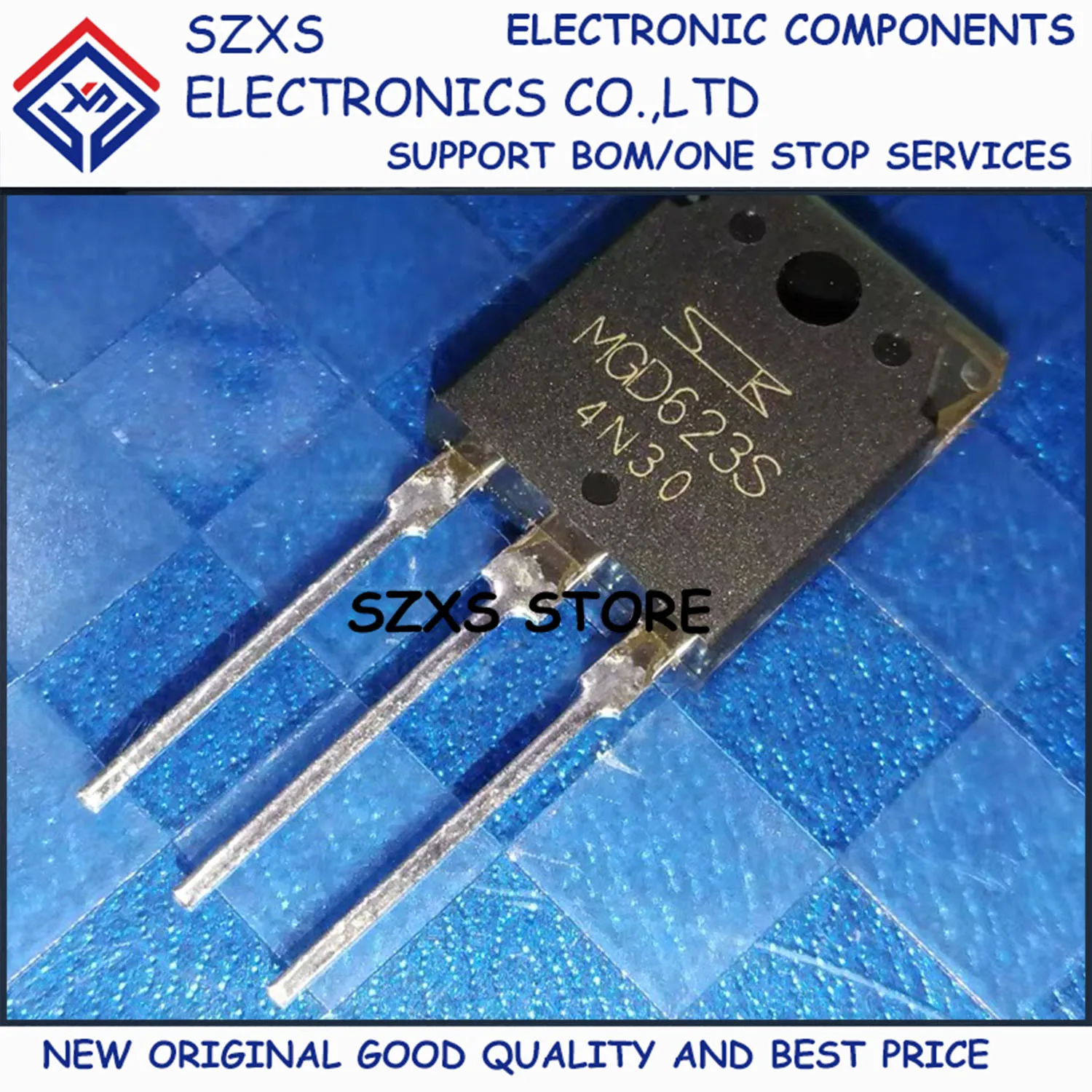 New Original 10Pcs MGD623S TO-3P 50A 600V IGBT Field Effect Transistor In Stock Electronic Components Good Quality
New Original 10Pcs MGD623S TO-3P 50A 600V IGBT Field Effect Transistor In Stock Electronic Components Good Quality