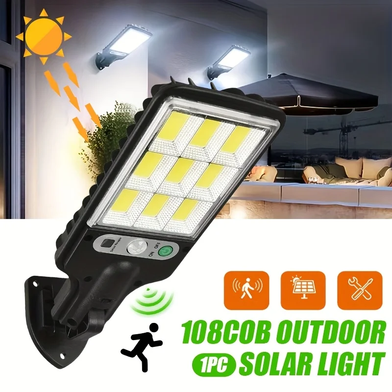 Outdoor Solar Wall Led Light with Human Body Motion Sensor 3 Modes Garden Terrace Garage Courtyard Waterproof Street Lighting
Outdoor Solar Wall Led Light with Human Body Motion Sensor 3 Modes Garden Terrace Garage Courtyard Waterproof Street Lighting