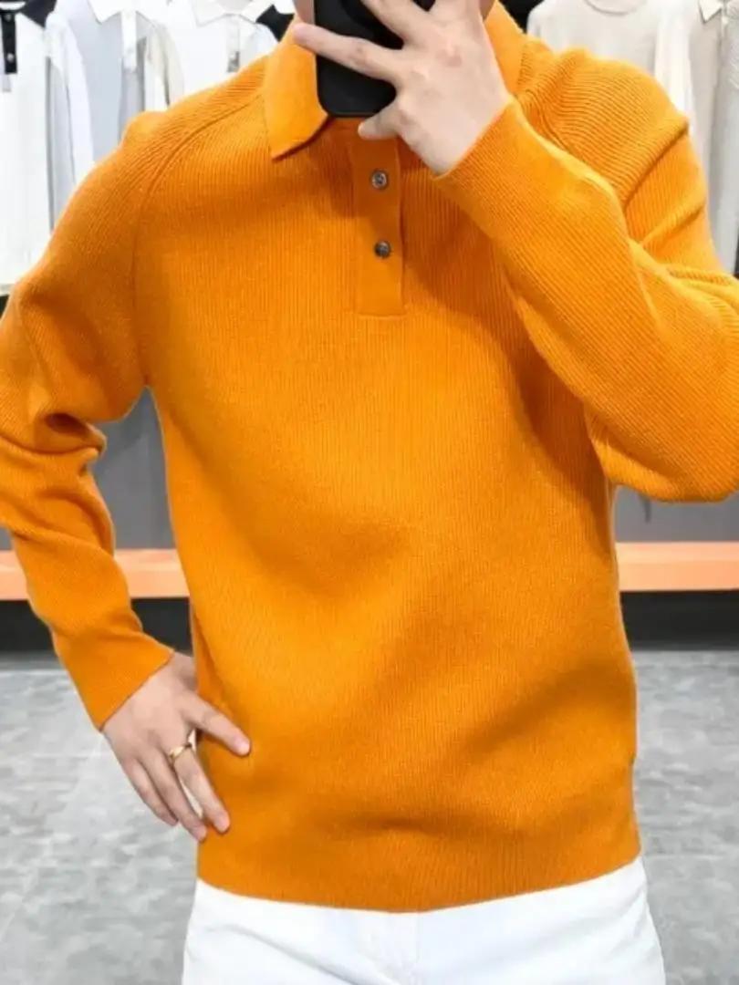 High Quali Knitted Sweater Turn-down Collar Faionable Sli Premium Feel Trendy Personali Winter Youth Casual Long Sl...
High Quali Knitted Sweater Turn-down Collar Faionable Sli Premium Feel Trendy Personali Winter Youth Casual Long Sl...