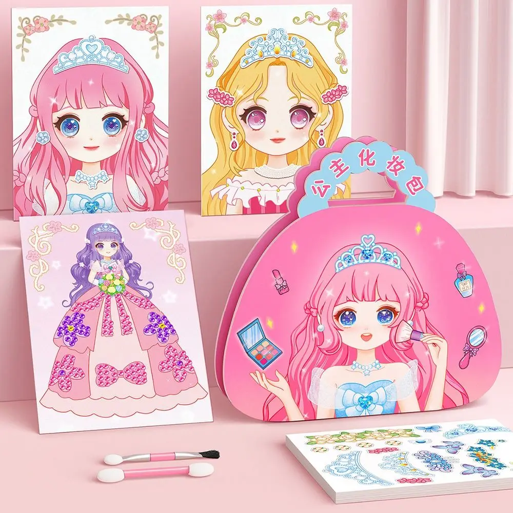 Funny Multicolor Princess Makeup Sticker Set Paper DIY Girl Makeup Bag Making Material Relief Princess Makeup Kit Children Toy
Funny Multicolor Princess Makeup Sticker Set Paper DIY Girl Makeup Bag Making Material Relief Princess Makeup Kit Children Toy