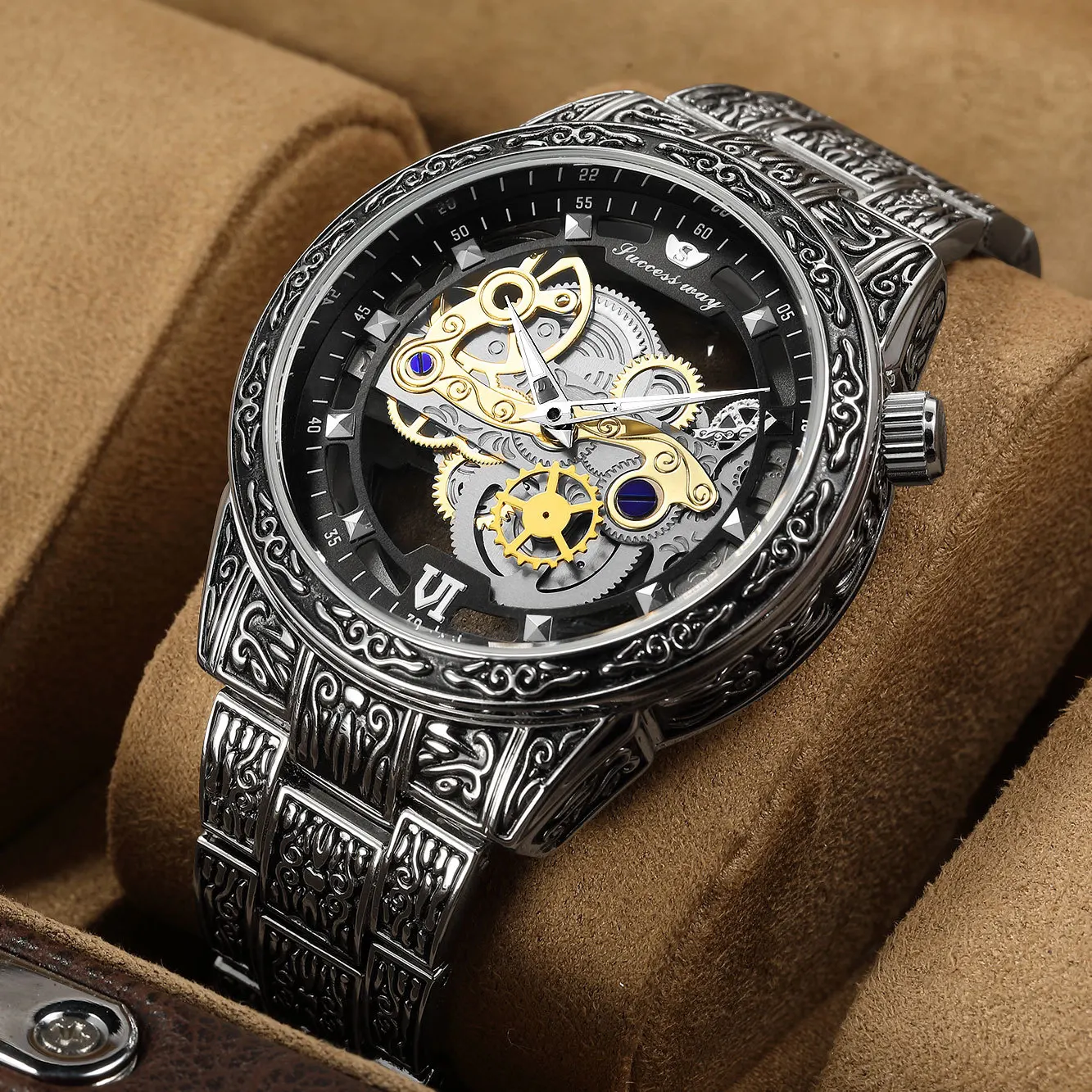 Cool Skeleton Watch Men Luxury Vintage Engraved Watches for Men Quartz Wristwatches Male Clock Relogio Masculino Drop Shipping
Cool Skeleton Watch Men Luxury Vintage Engraved Watches for Men Quartz Wristwatches Male Clock Relogio Masculino Drop Shipping