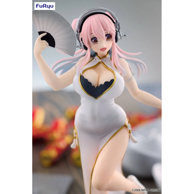 Genuine Furyu Original Super Sonico Trio-Try-It Figure White Chinese Dress Ver Cheongsam 21cm Collections Model Toys BirthdyGift
Genuine Furyu Original Super Sonico Trio-Try-It Figure White Chinese Dress Ver Cheongsam 21cm Collections Model Toys BirthdyGift