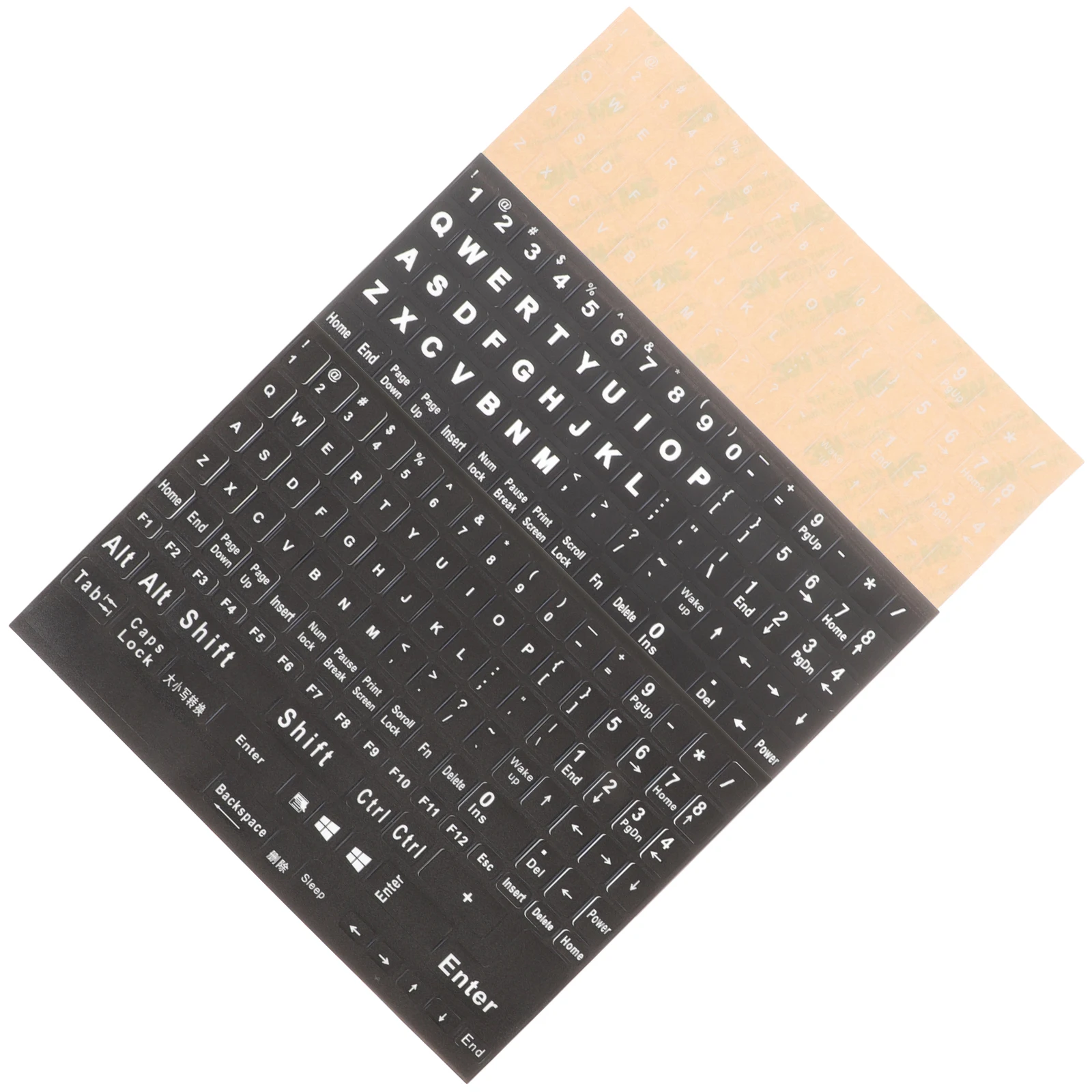 3 Sheets Keyboard Stickers PVC Wireless Letter Replacement Computer Matte for Laptop
3 Sheets Keyboard Stickers PVC Wireless Letter Replacement Computer Matte for Laptop