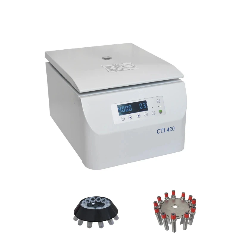 CTL420 Horizontal P 4200 Rpm 12X20Ml Swing Rotor Low Speed Automatic Balancing Centrifuge
CTL420 Horizontal P 4200 Rpm 12X20Ml Swing Rotor Low Speed Automatic Balancing Centrifuge