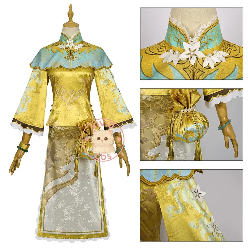 Game Identity V Toy Merchant Cosplay Fashion Role Play Costume Anne Lester Anime Cheongsam Dress for Women Adult Comic Con Suit
Game Identity V Toy Merchant Cosplay Fashion Role Play Costume Anne Lester Anime Cheongsam Dress for Women Adult Comic Con Suit