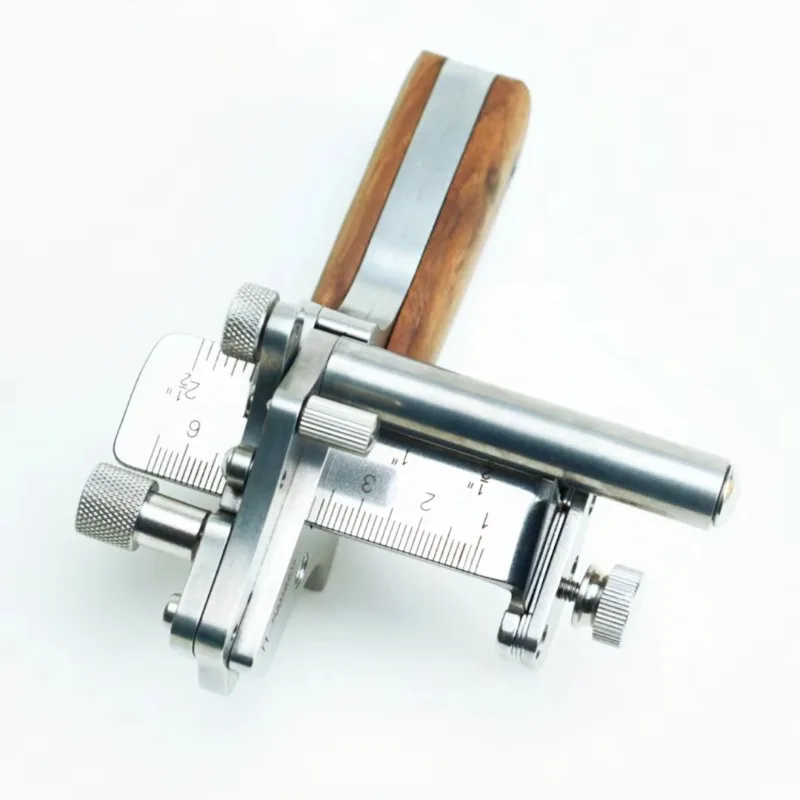 Stainless Steel Leather Belt Cutter Handmade DIY Strip Cutting Tool for Leathercraft High Precision Durable Blade
Stainless Steel Leather Belt Cutter Handmade DIY Strip Cutting Tool for Leathercraft High Precision Durable Blade