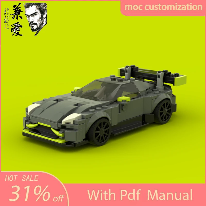 309 шт. MOC Speed Champion Astons Martin Vantage GT3 суперкар строительные блоки техника гоночный креативный гараж кирпичные игрушки подарки
309 шт. MOC Speed Champion Astons Martin Vantage GT3 суперкар строительные блоки техника гоночный креативный гараж кирпичные игрушки подарки