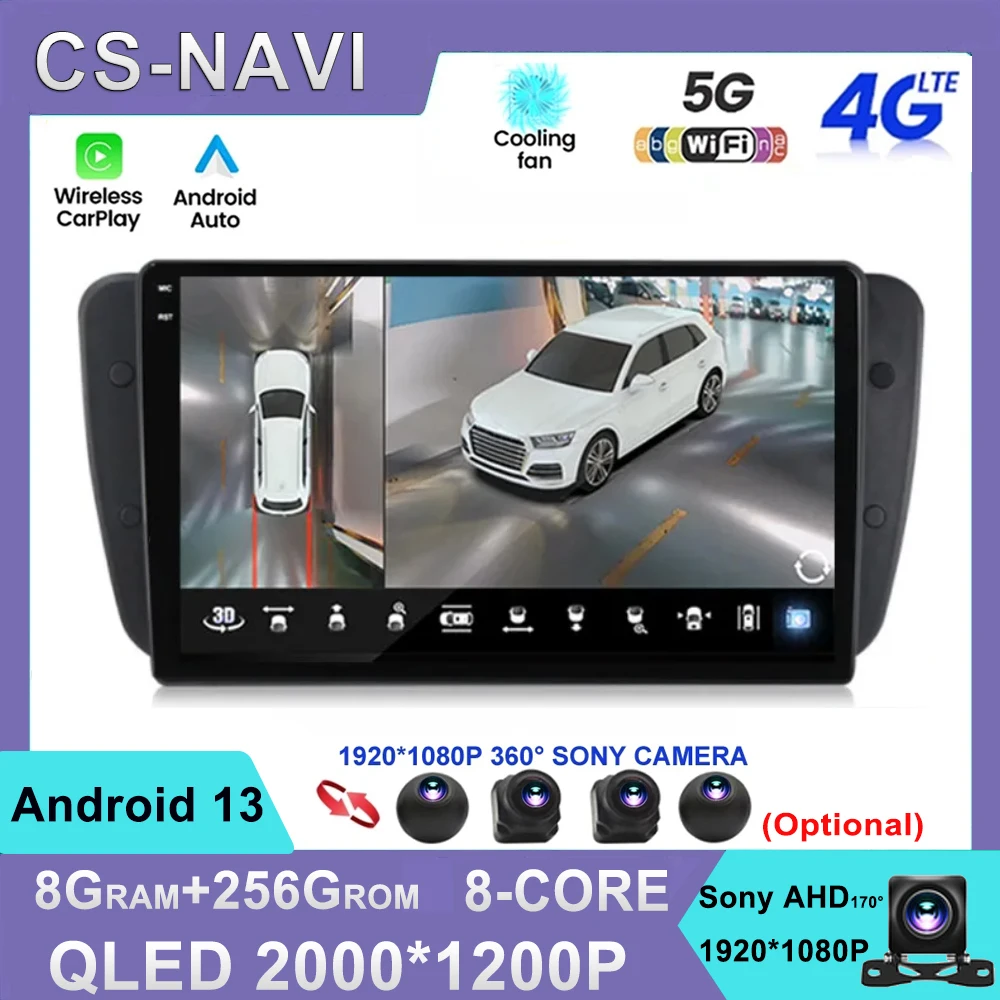 For SEAT Ibiza 6J 4 2008 - 2015 Android 13 Multimedia Navigation GPS Video Autoradio Player Car Stereo Carplay Monitor Radio TV
For SEAT Ibiza 6J 4 2008 - 2015 Android 13 Multimedia Navigation GPS Video Autoradio Player Car Stereo Carplay Monitor Radio TV