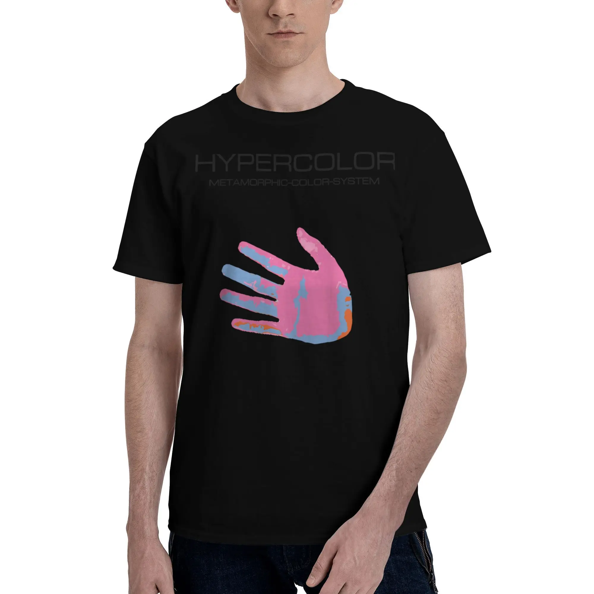 New 2025 yaer A Hand with a Color changing Effect, and the Text 'HYPERCOLOR METAMORPHIC t shirt men sleeve shirt
New 2025 yaer A Hand with a Color changing Effect, and the Text 'HYPERCOLOR METAMORPHIC t shirt men sleeve shirt
