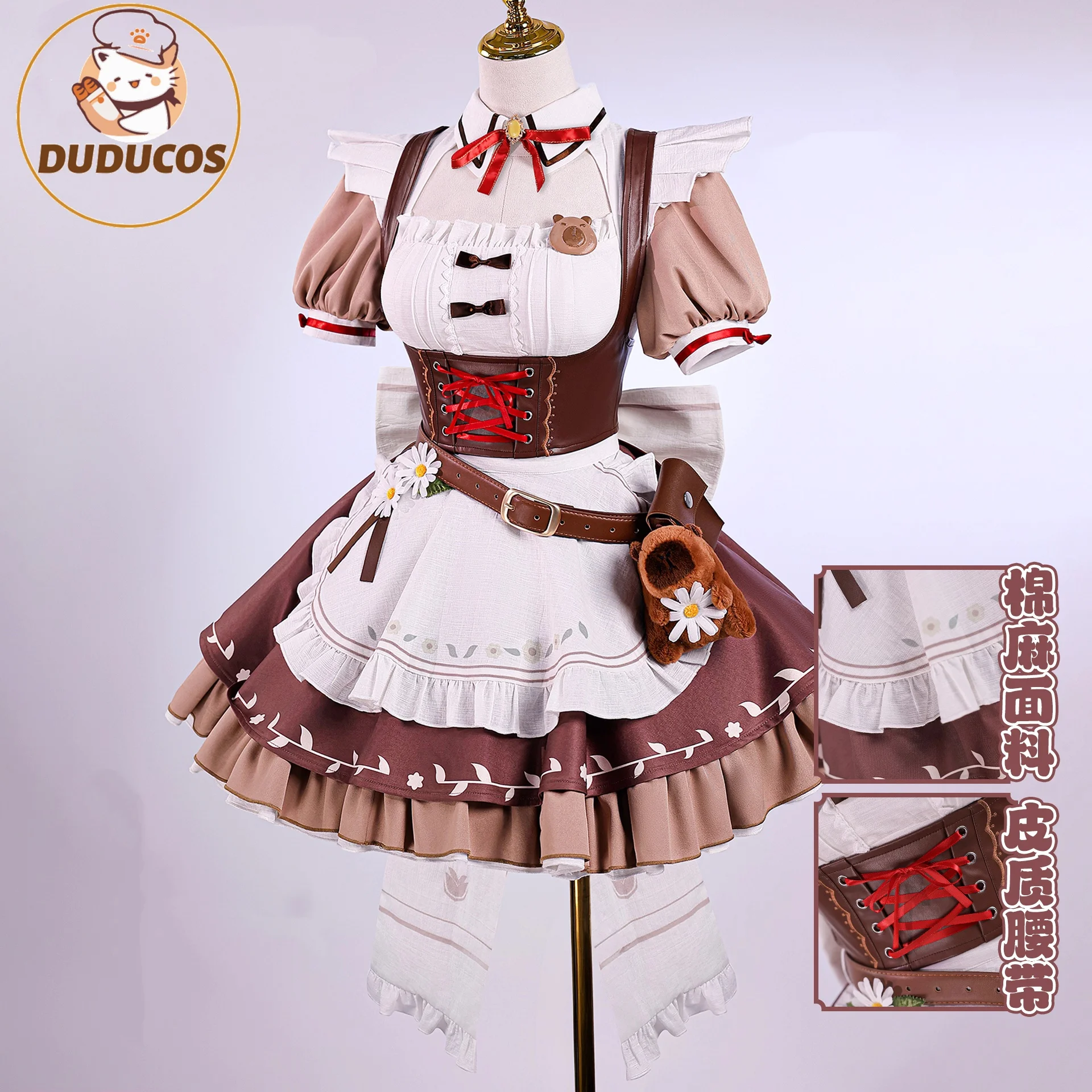 Newly Game Wuthering Waves CHISA Cosplay Costume Halloween Christmas Role Playing S-XXL Women Dress Cute Maid Costume
Newly Game Wuthering Waves CHISA Cosplay Costume Halloween Christmas Role Playing S-XXL Women Dress Cute Maid Costume