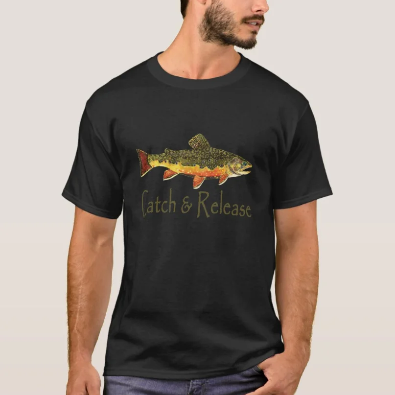 Catch & Release Trout Fishing Fisherman T-Shirt 100% Cotton O-Neck Summer Short Sleeve Casual Mens T-shirt Size S-3XL
Catch & Release Trout Fishing Fisherman T-Shirt 100% Cotton O-Neck Summer Short Sleeve Casual Mens T-shirt Size S-3XL