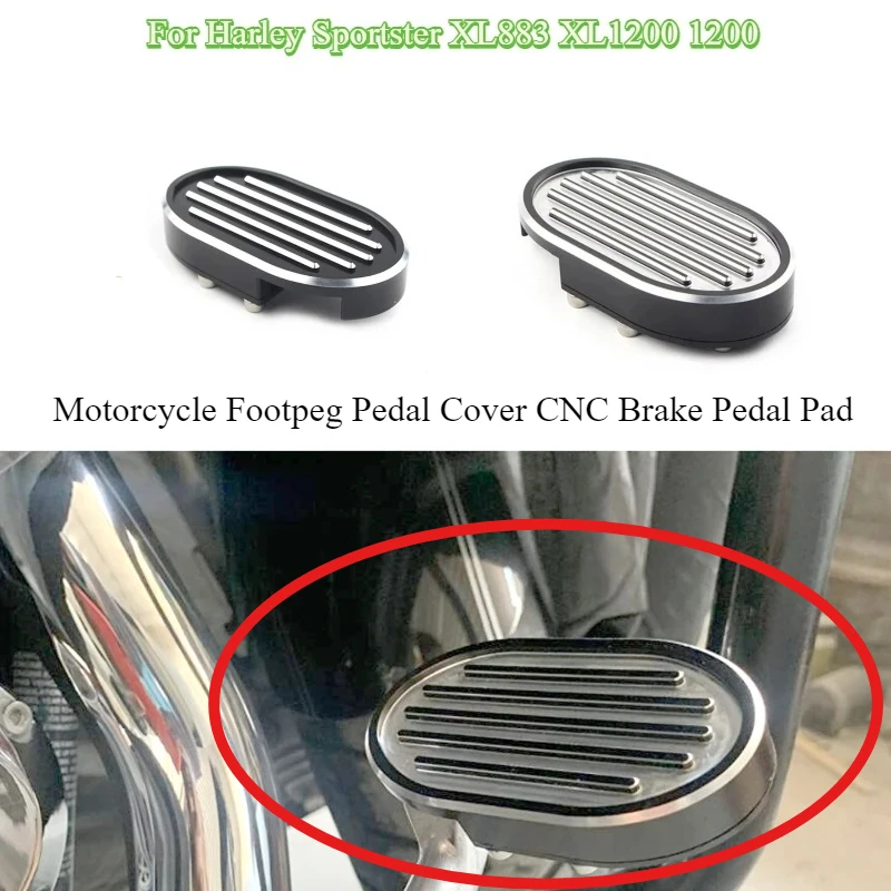Motorcycle Footpeg Pedal Cover CNC Brake Pedal Pad For Harley Sportster XL883 883 XL1200 1200 Custom V-Rod Street Night Rod
Motorcycle Footpeg Pedal Cover CNC Brake Pedal Pad For Harley Sportster XL883 883 XL1200 1200 Custom V-Rod Street Night Rod