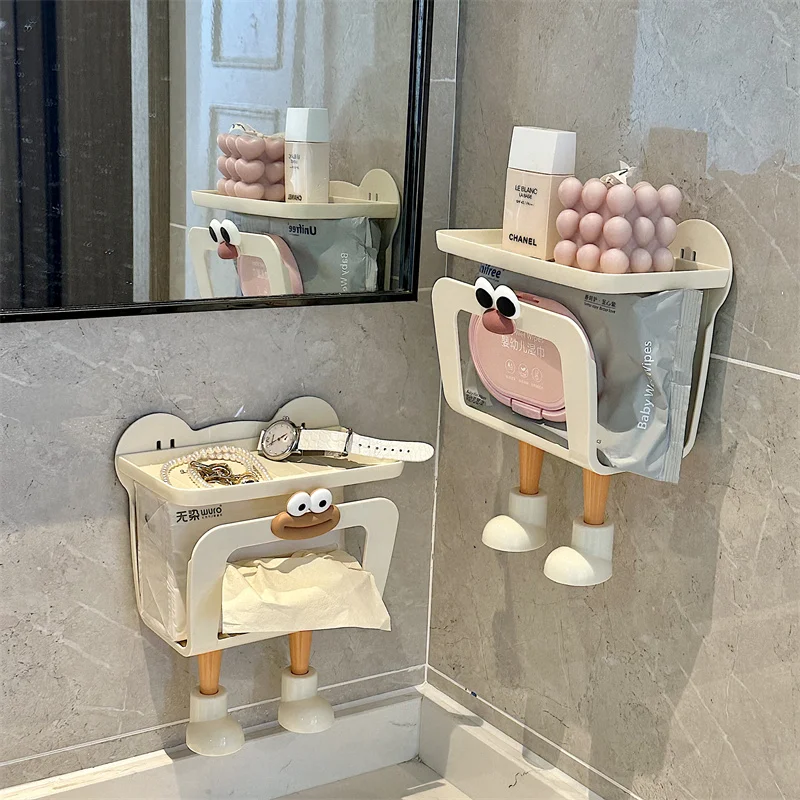 Cute Cartoon Wet Wipes Box, Wall-Mounted Tissue Holder for Bathroom, Cream-Colored Storage Rack, No-Drill Organizer Home
Cute Cartoon Wet Wipes Box, Wall-Mounted Tissue Holder for Bathroom, Cream-Colored Storage Rack, No-Drill Organizer Home